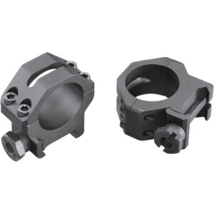 Weaver Tactical 4Hole Picatinny Ring Matte Black 1″ Medium Clamshell Pack