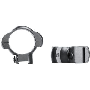 Weaver Grand Slam Rimfire Steel Rings Matte Black 1″ .22 Style XHigh Clamshell Pack