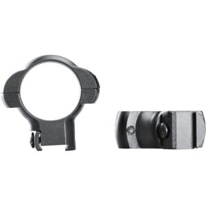 Weaver Grand Slam Rimfire Steel Rings Matte Black 1″ .22 Style High Clamshell Pack