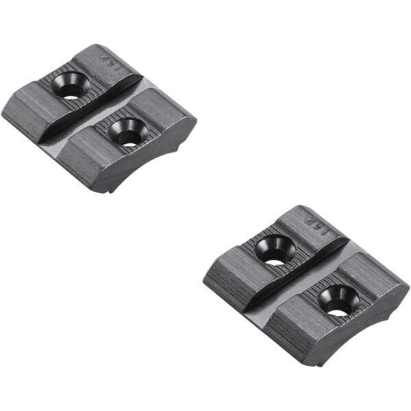 1213270_1 Weaver Classic Aluminum Base Pair Matte Black Savage Bseries Blister Pack