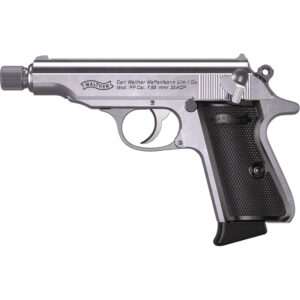 Walther PP SD Pistol 32 ACP 3.9″ Stainless Threaded Barrel 8 rd.
