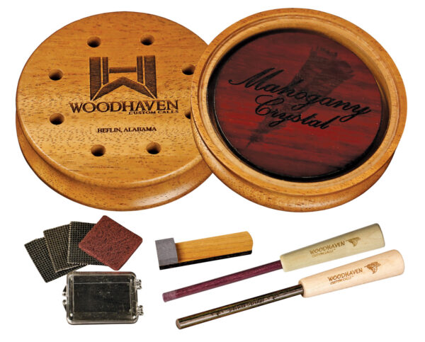 Woodhaven WH355 Mahogany Crystal Friction Turkey Call