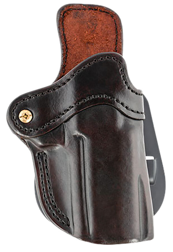 121706 1791 Gunleather ORPDH24SBRR BH2.4 Optic Ready OWB 2.4 Signature Brown Leather Paddle Fits Walther PPQ/Sig P320/Springfield XD-M
