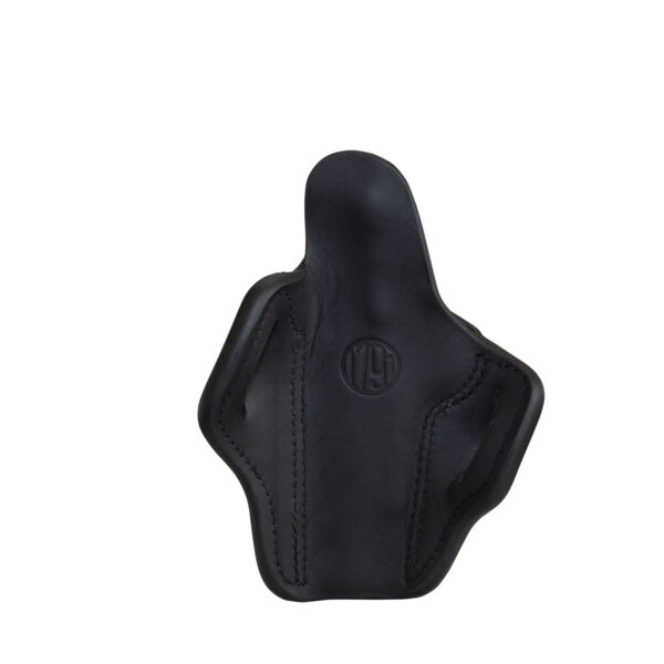 121729 1791 Gunleather ORBH1SBLR BH1 Optic Ready OWB Size 01 Stealth Black Leather Belt Slide Fits 5″ 1911 Right Hand