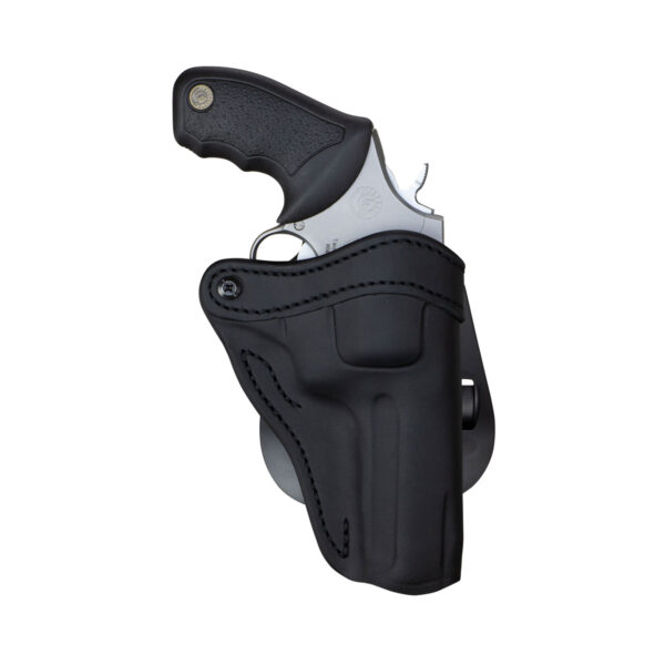 1791 Gunleather Paddle Revolver Holster Stealth Black RH Size 2