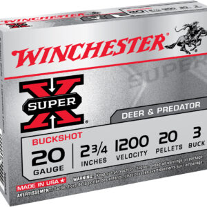 Winchester Super-X Buckshot 20 Gauge 2.75″ 15rd