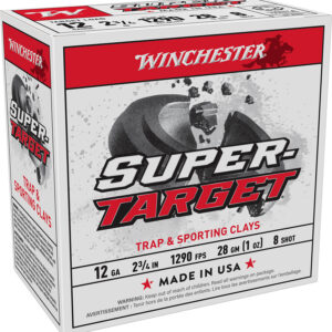 Winchester Super Target 12ga 2.75 in 1oz #8 25rd