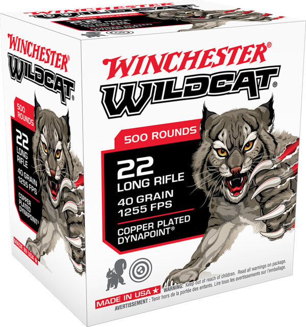 Winchester Wildcat .22 LR 40gr Dynapoint 500rd