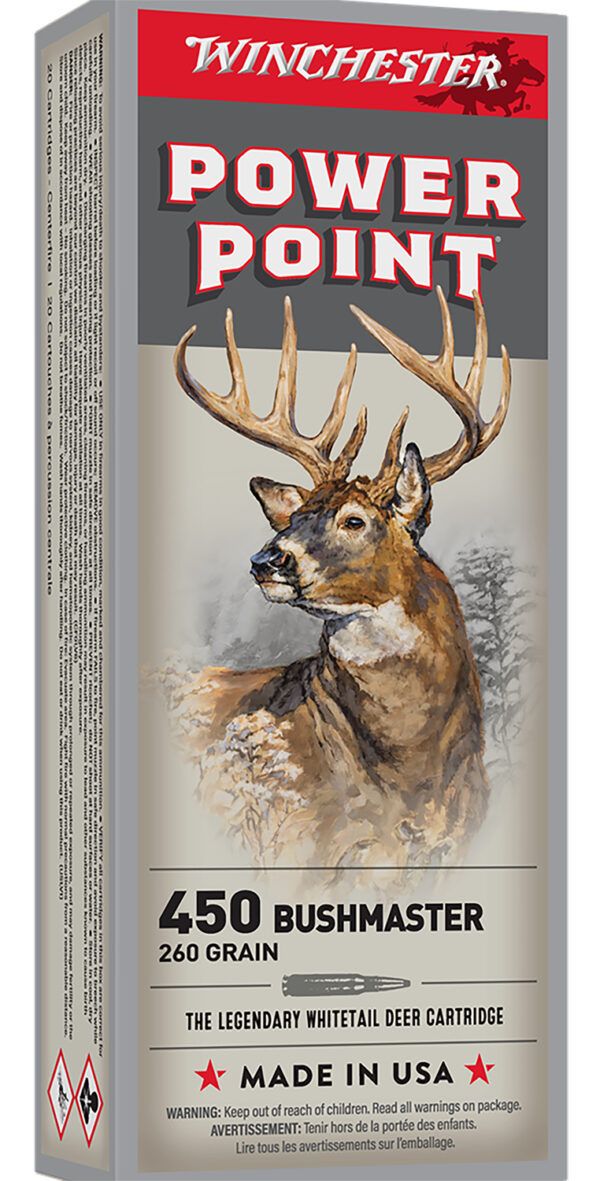 121903 Winchester Super-X .450 Bushmaster Rifle Ammo 20rd