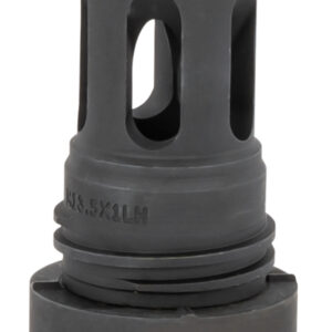 Yankee Hill 4315M13LA Mini QD Flash Hider Black Phosphate M13.5x 1 LH Threads 2.13″ OAL for 5.56x45mm NATO AR-Platform