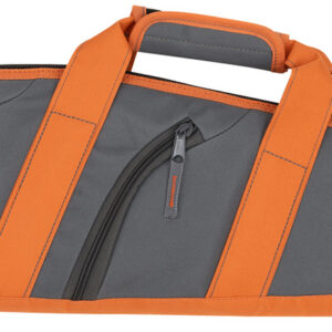 Allen 31732 Springs Compact Youth Rifle Case Fits Scoped Rifles Up To 32″, Gray w/Orange Trim, Nylon Lining, Padded Handle, 2 Accessory Pockets
