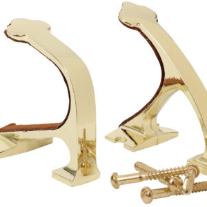 Allen Gun Hanger Set — Brass Wall Hooks