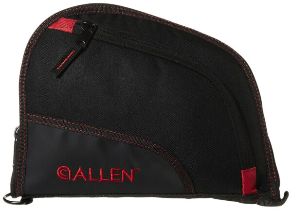 Allen 7738 Auto-Fit Handgun Case 9″ Black/Red