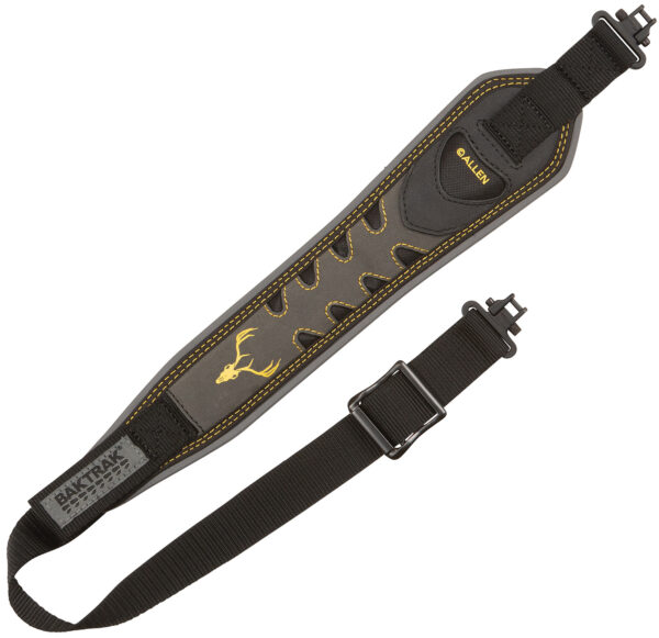 122457 Allen BakTrak Aspen Nubuck Adjustable Rifle Sling, Gray