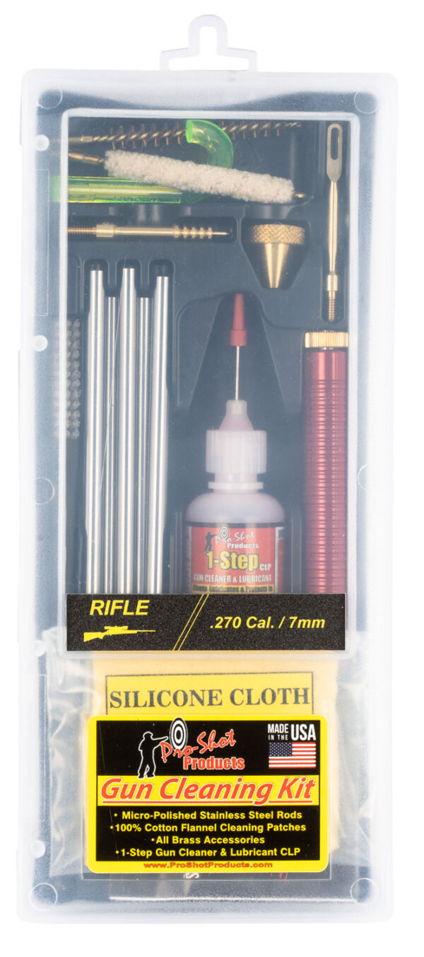122991 Pro-Shot R2707KIT Classic .270 Cal/7mm Rifle Cleaning Kit