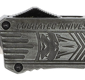 Cobratec CTK-1 3.75″ OTF Drop Point Knife, D2 Steel