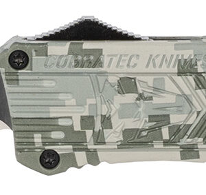 123162 CobraTec Knives LADCCTK1DAGNS CTK-1 Large 3.75″ OTF Dagger Plain D2 Steel Blade/Army DigiCamo Aluminum Handle Features Glass Breaker Includes Pocket Clip