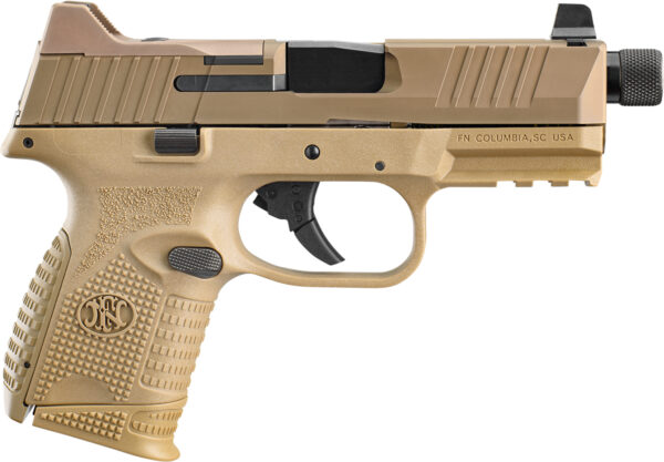 123430 FN 509 Compact Tactical FDE 9mm 4.32″ Threaded