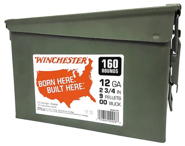 123897 Winchester WW12C 12ga 2-3/4″ 00 Buckshot 160rd