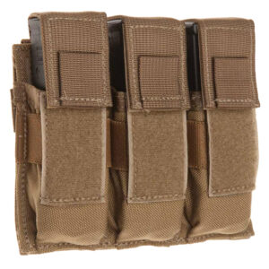 TacShield Triple Universal Pistol Magazine Pouch, Coyote