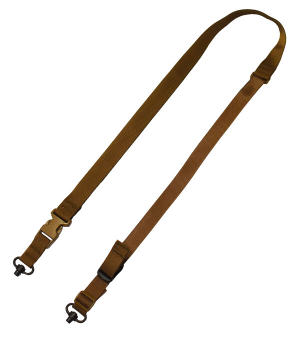 123972 Tacshield T6040CY Tactical Sling Coyote Tan Webbing Two-Point/Fast Adjust Rifle/Shotgun