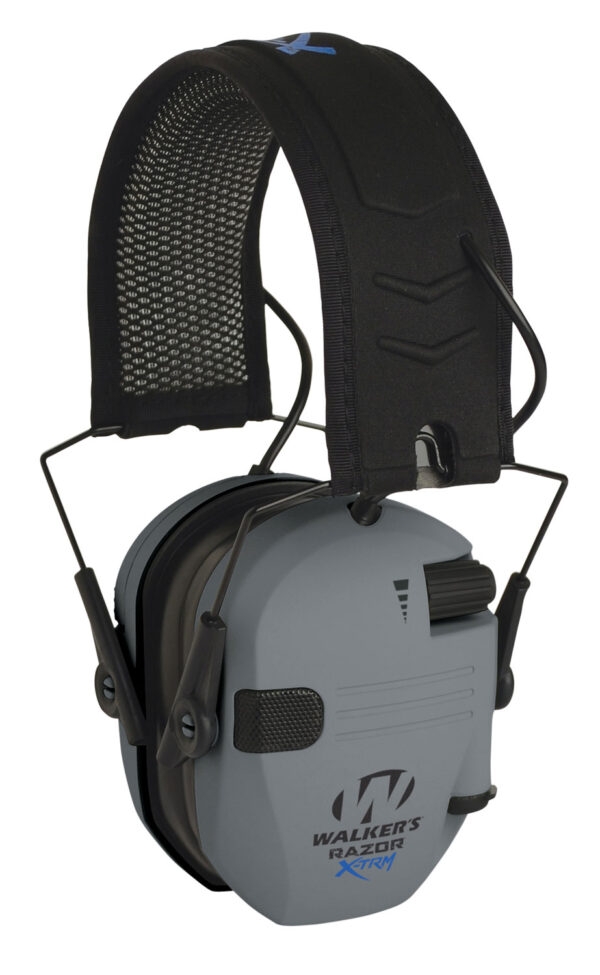 124083 Walkers Razor X-TRM Digital Muff, 21 dB, Gray