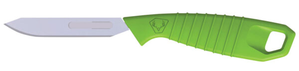 124140 HME Super Lite Replace-a-Blade Tanto Knife — Stainless Steel, Green