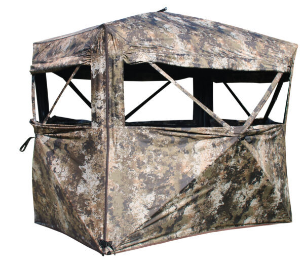 124222 Muddy The Garage Ground Blind 64.5″ x 88″ x 67″ Camo