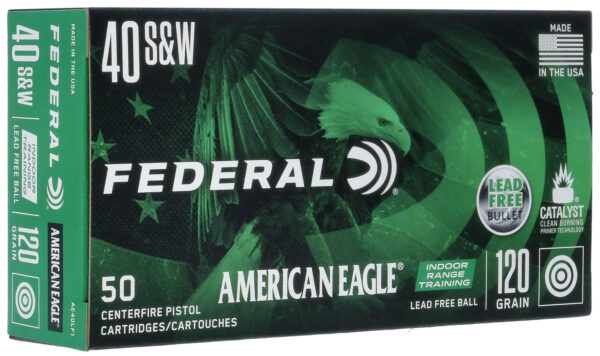 Federal American Eagle IRT Lead Free .40 S&W 120gr 50ct