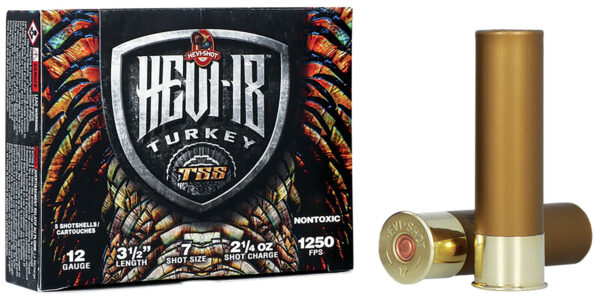 HEVI-SHOT HEVI-18 TSS Turkey 12GA 3.5in 2-1/4oz #7, 5rd Box