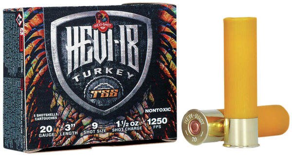 124447 HEVI-SHOT HEVI-18 TSS Turkey 20ga 3in #9 1-1/2oz 5rd Box