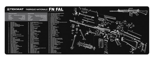 124480 TekMat Armorers Bench Mat 12×36 FN-FAL