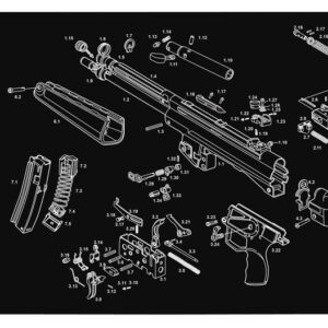 TekMat 12×36 Armorer’s Bench Mat — HK MP5