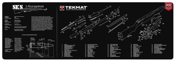 TekMat 12×36 SKS Cleaning Mat (7.62x39mm)