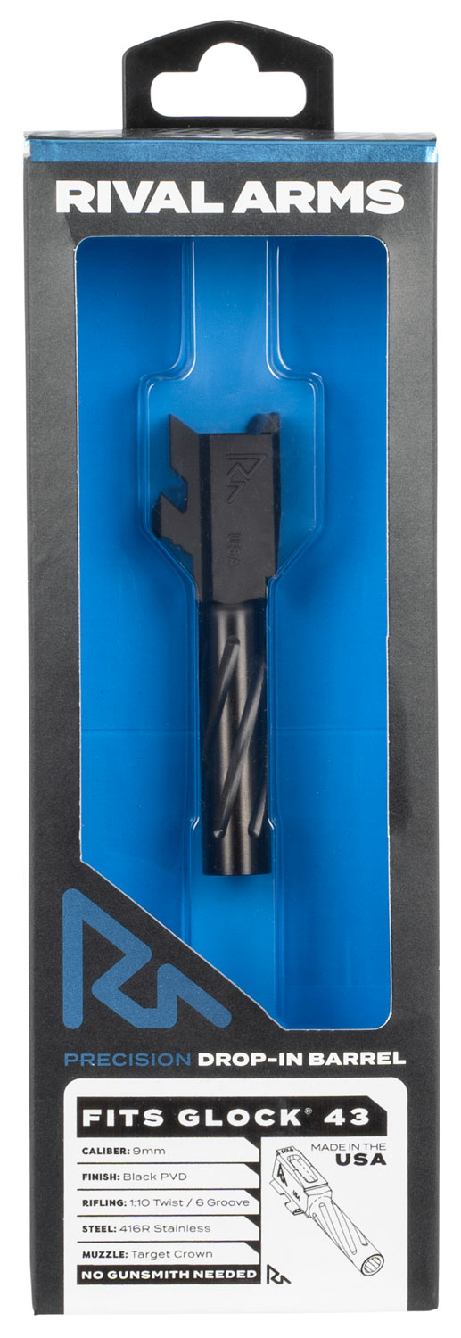 124516 Rival Arms RA20G301A Match Grade Barrel — 9mm, 3.41 in