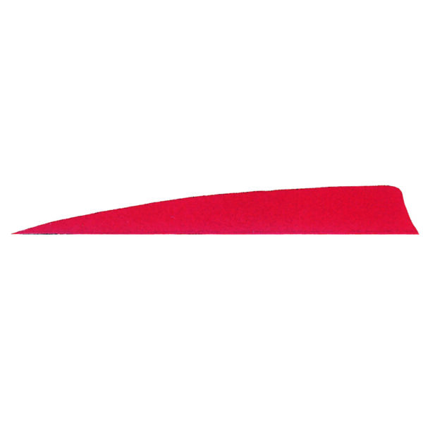 12503_1 Gateway Shield Cut Feathers Red 5 in. RW 50 pk.