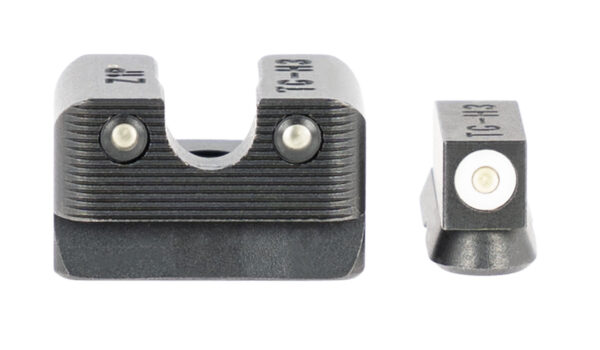 125100 TruGlo TG231Z1W Tritium Pro Black | Green Tritium White Outline Front Sight Green Tritium Rear Sight