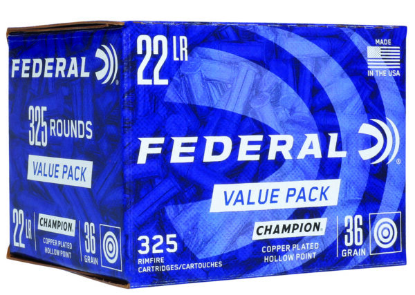 125583 Federal Champion 22 LR 36gr Value Pack 325rd