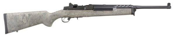 126414 Ruger 5877 Mini-14 Tactical 5.56x45mm NATO 5+1 18.50″ Barrel, Blued Alloy Steel, Exclusive Hogue Ghillie Green Stock, Optics Ready