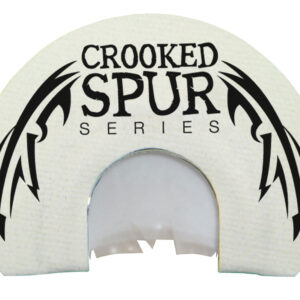 Foxpro Crooked Spur V-Cut Diaphragm Call — Three-Reed, White