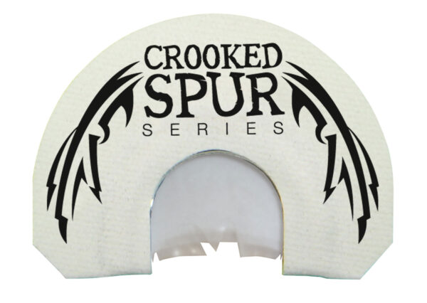 Foxpro Crooked Spur V-Cut Diaphragm Call — Three-Reed, White