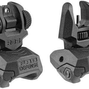 FAB Defense AR Flip-up Front & Rear Sights Black