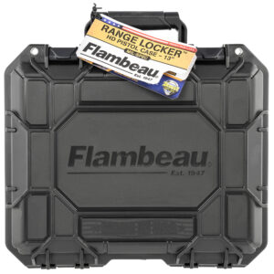 Flambeau Range Locker HD Pistol Case 13-inch Black Polymer