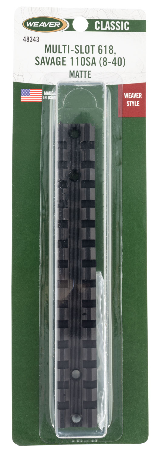 Weaver Multi-Slot Base Savage 110 SA Matte Black