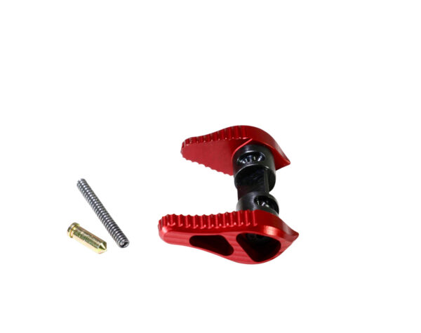 TIMBER CREEK AMBISSR Safety Selector 45/90° Red Anodized Ambidextrous