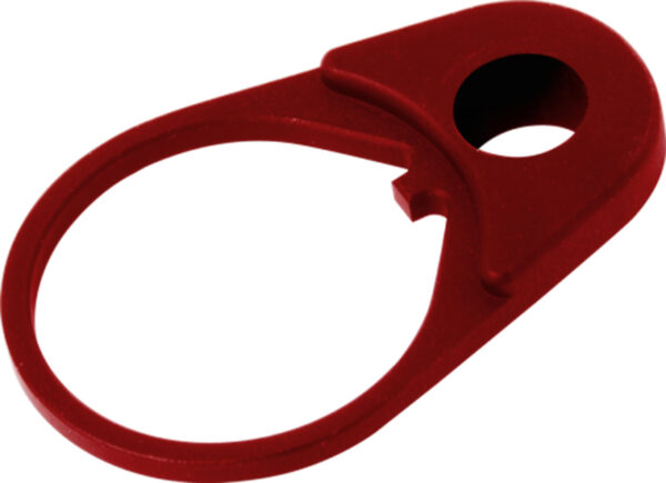 126948 Timber Creek QDEPR QD End Plate — Red Anodized Aluminum