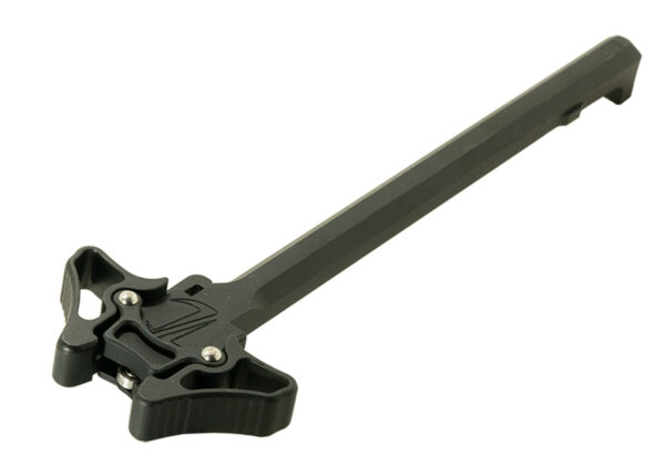 126964 TIMBER CREEK OUTDOOR INC EMAMBICHBL Enforcer Mini Ambidextrous Charging Handle AR-Platform Black Hardcoat Anodized Aluminum