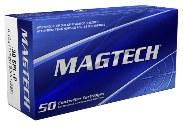 Magtech 38 Special +P 125gr SJHP – 50 Rd Box