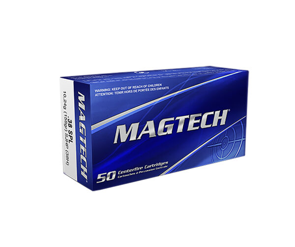 Magtech 38 Special +P 158gr SJHP — 50 Rounds