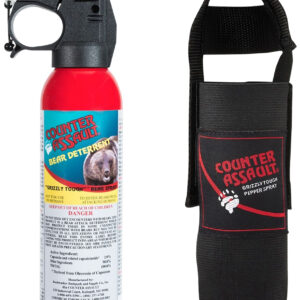 Counter Assault 15067025 Bear Spray, 8.10 oz, 2% Capsaicin